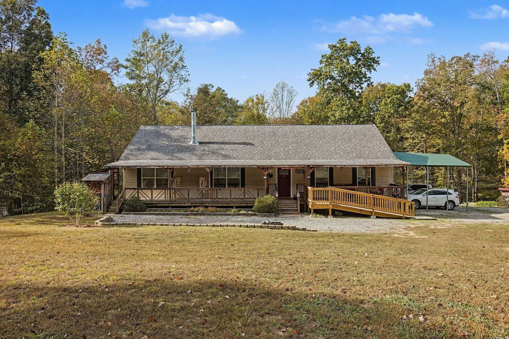 14.3 Acres of Recreational Land with Home for Sale in Primm Springs, Tennessee