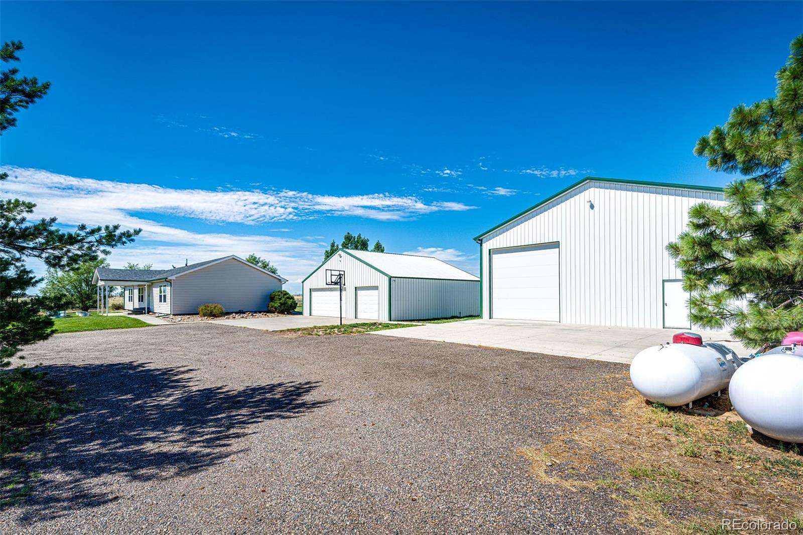 39 Acres of Agricultural Land with Home for Sale in Strasburg, Colorado