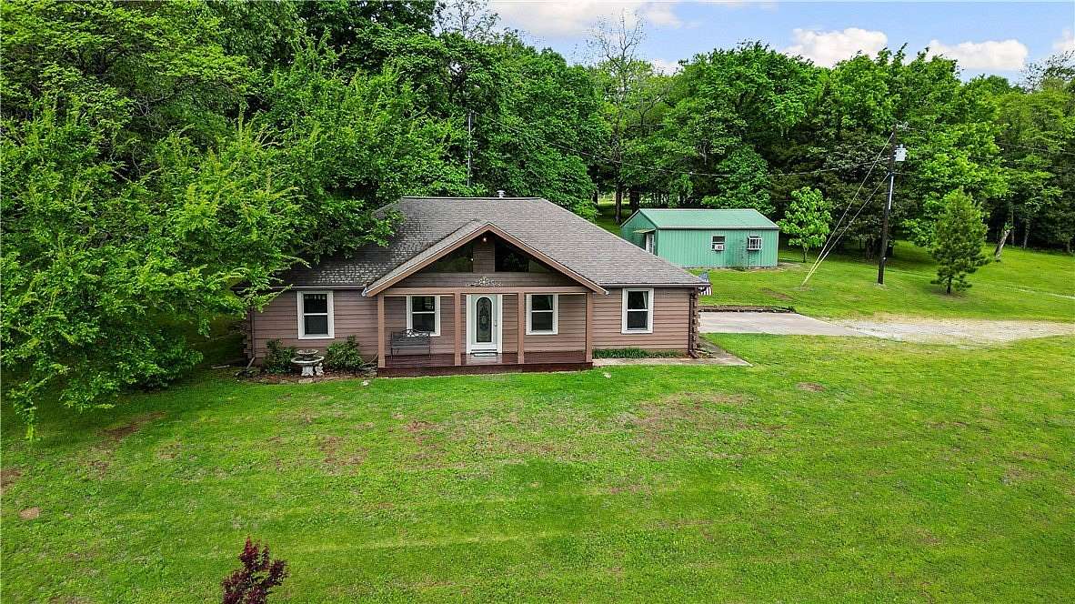 26.4 Acres of Recreational Land with Home for Sale in Prairie Grove, Arkansas