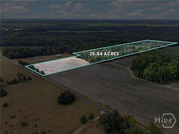 27 Acres of Recreational & Residential Land for Sale in Springfield, Georgia