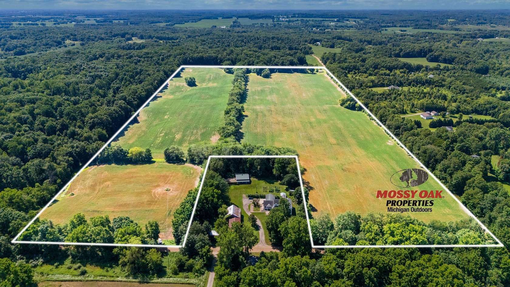 77 Acres of Land for Sale in Marcellus, Michigan