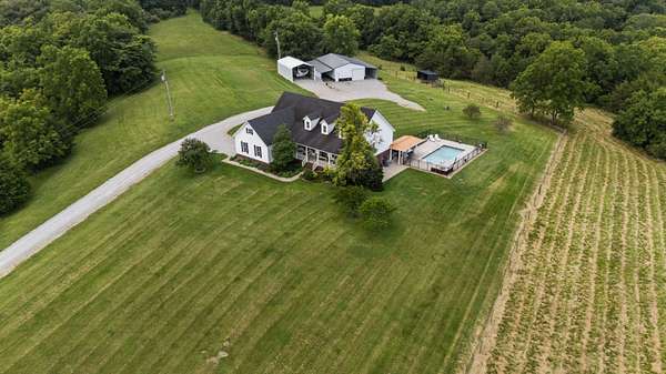 20.3 Acres of Recreational Land with Home for Sale in Lawrenceburg, Kentucky