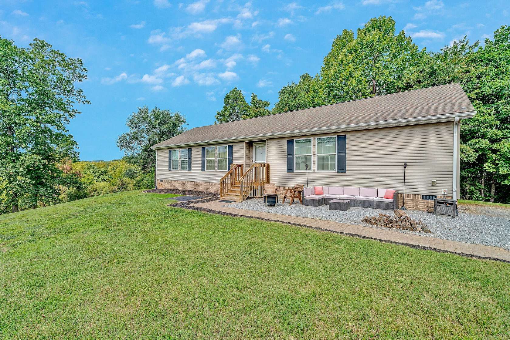 4.58 Acres of Land with Home for Sale in Troutville, Virginia