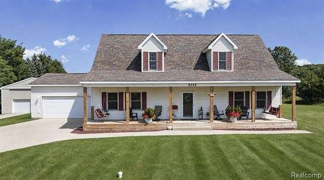 3.89 Acres of Land with Home for Sale in Tyrone Township, Michigan