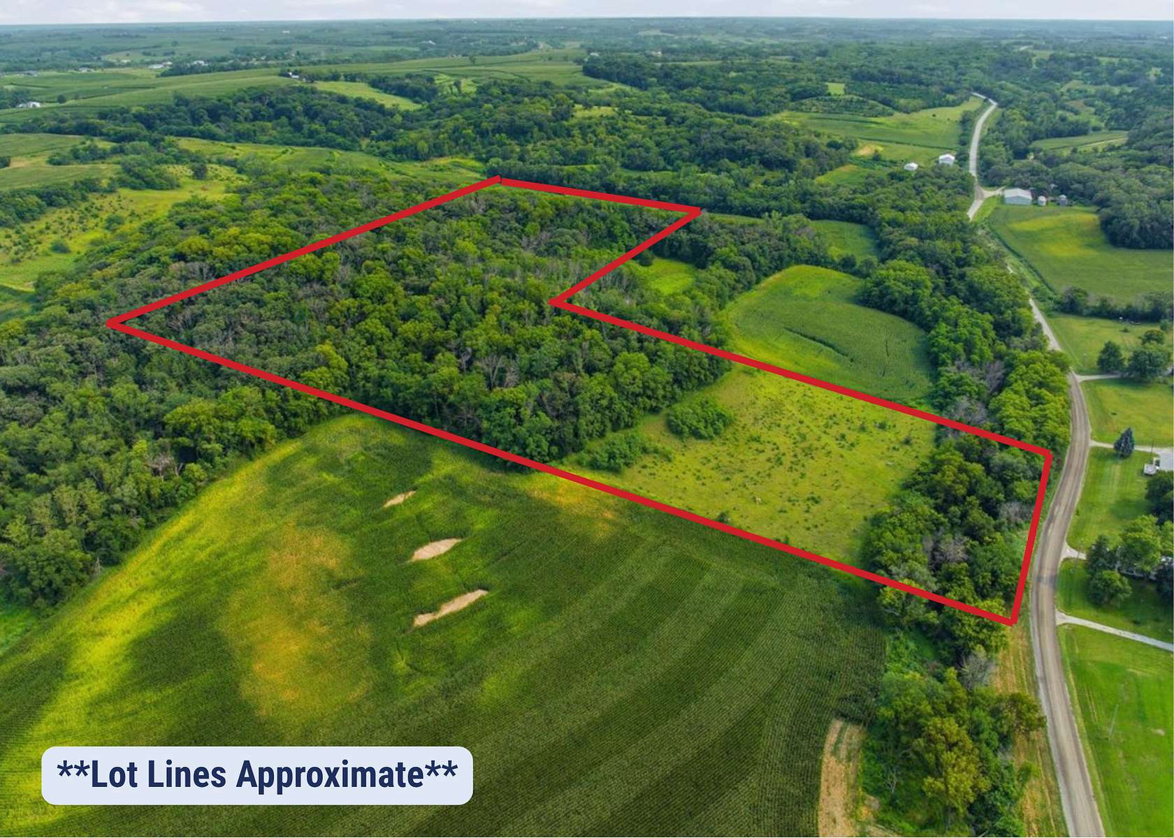 23.5 Acres of Recreational Land for Sale in Glenwood, Iowa