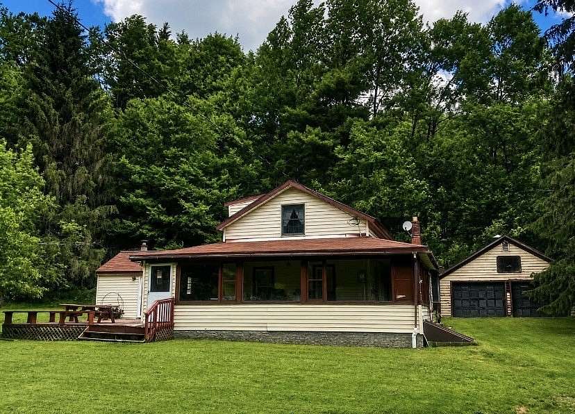 8.23 Acres of Land with Home for Sale in Downsville, New York