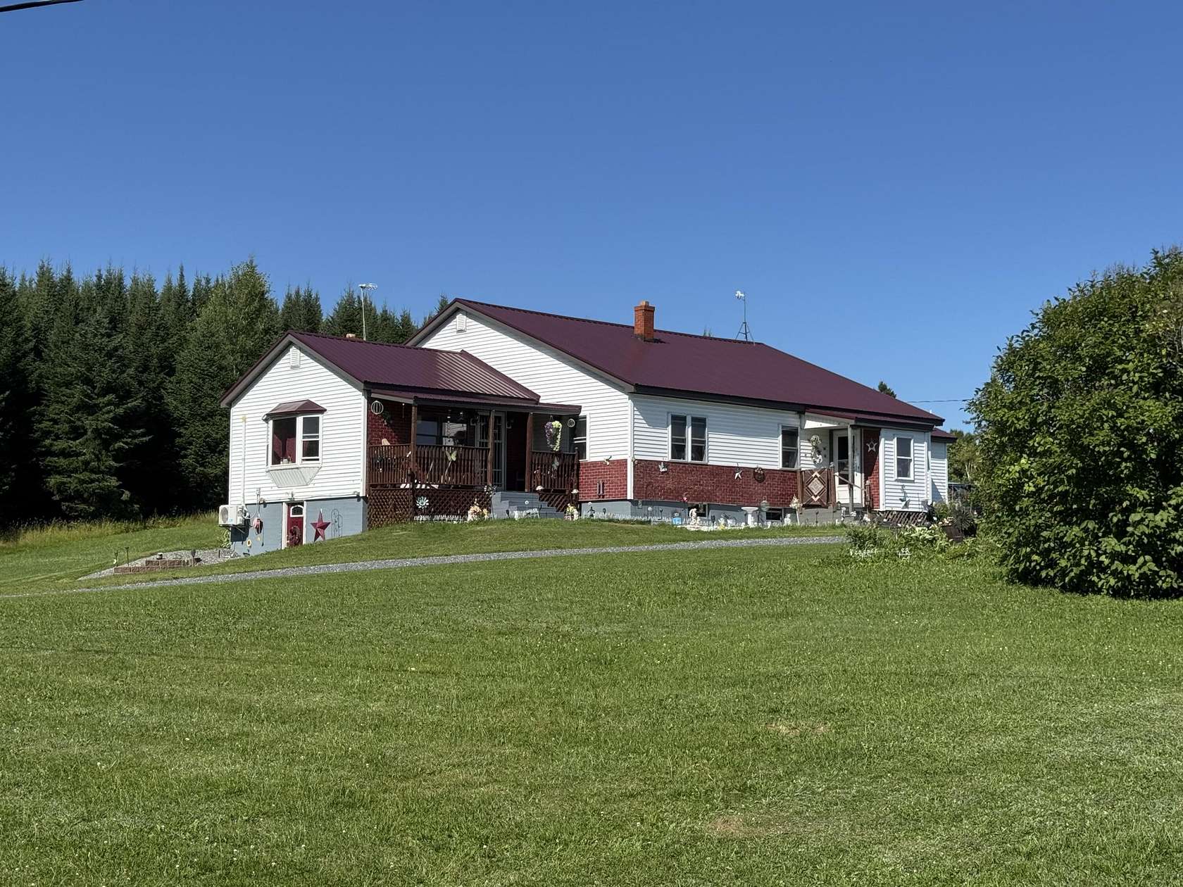 16 Acres of Recreational Land with Home for Sale in Fort Fairfield, Maine