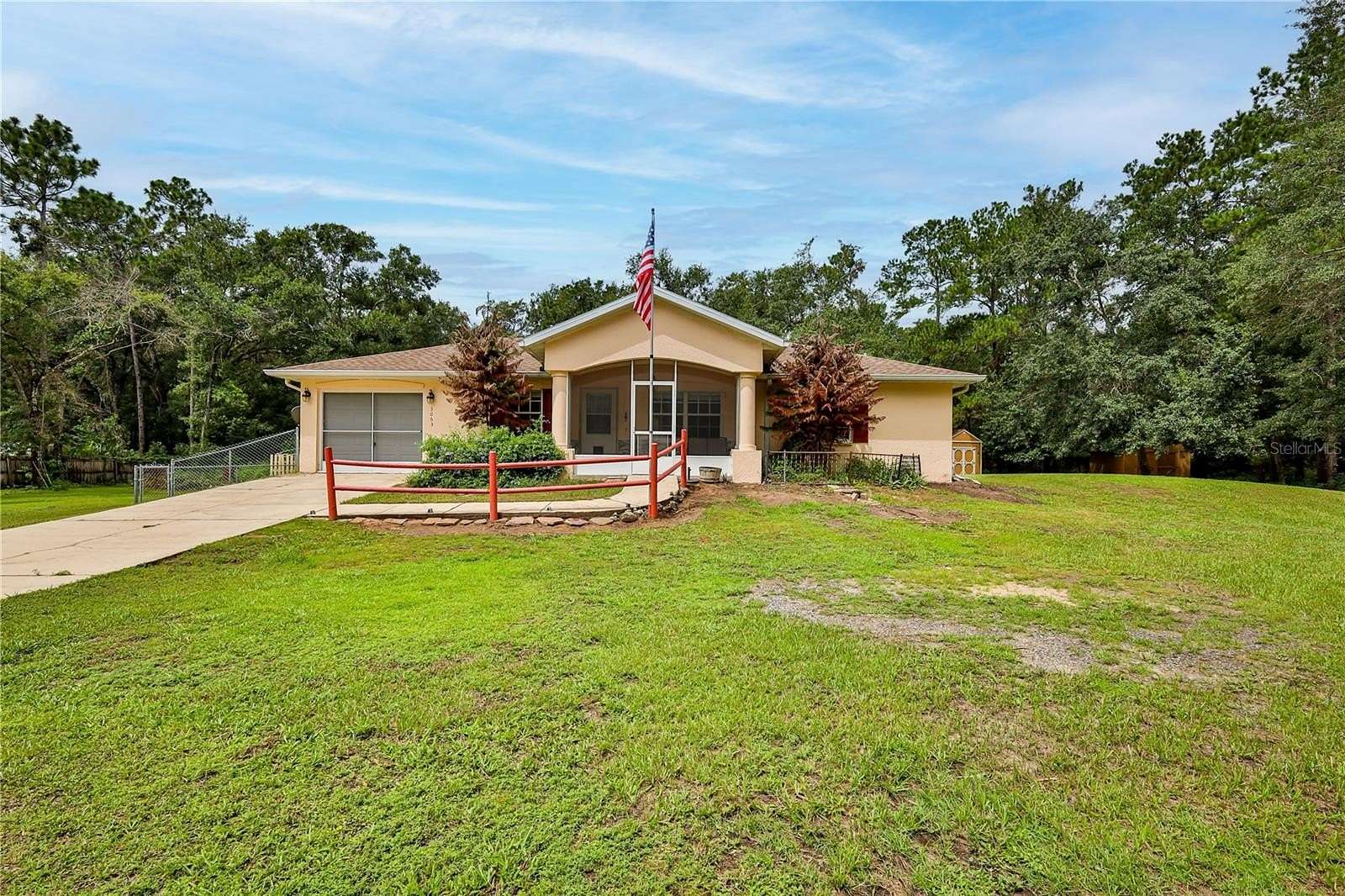 3.2 Acres of Land with Home for Sale in Brooksville, Florida