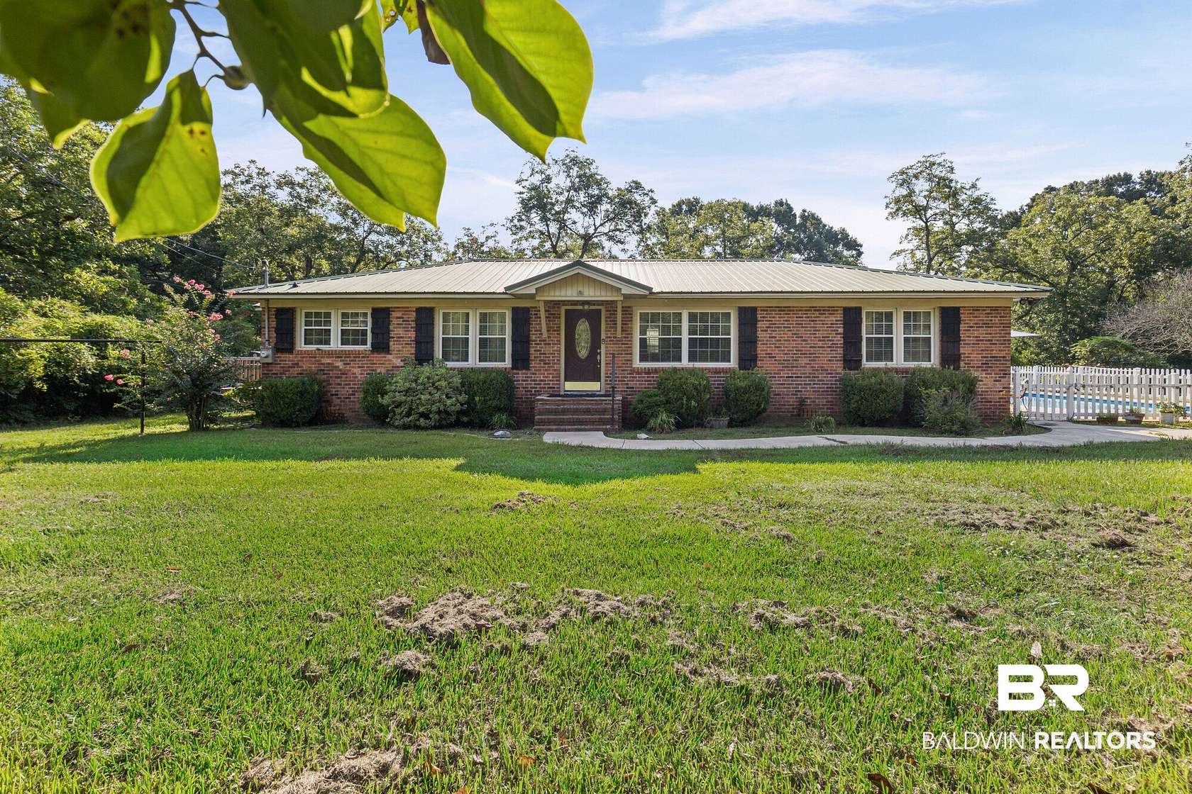 1.53 Acres of Land with Home for Sale in Irvington, Alabama