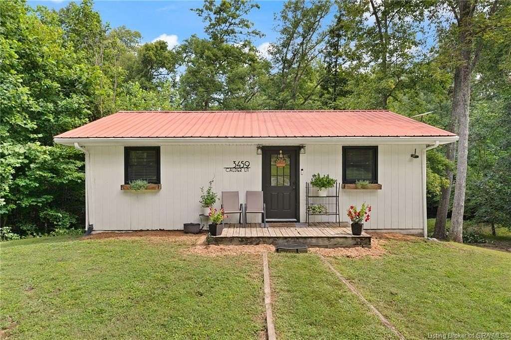 9.14 Acres of Land with Home for Sale in Scottsburg, Indiana