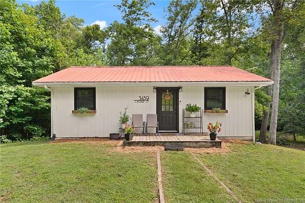 9.14 Acres of Land with Home for Sale in Scottsburg, Indiana