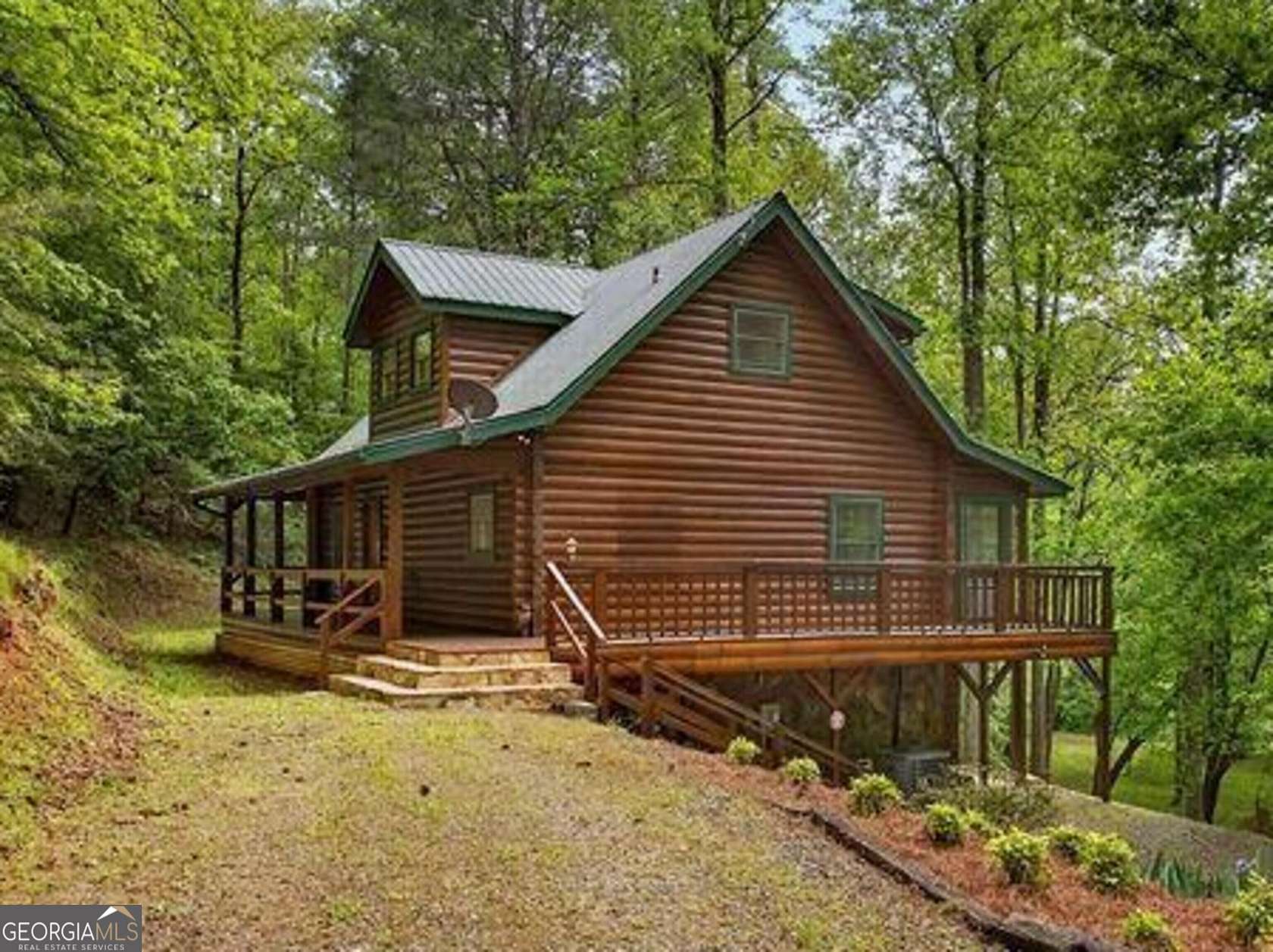 1.5 Acres of Land with Home for Sale in Blue Ridge, Georgia