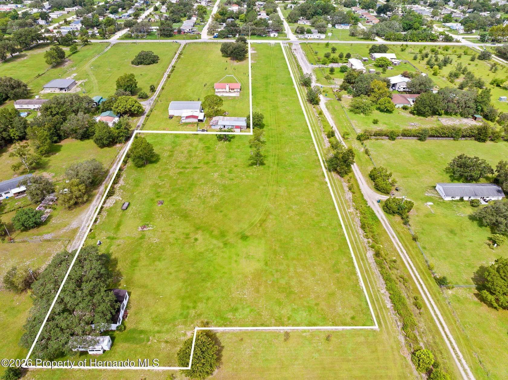 4.5 Acres of Land with Home for Sale in Brooksville, Florida
