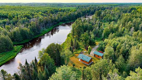 15.5 Acres of Recreational Land with Home for Sale in Escanaba, Michigan