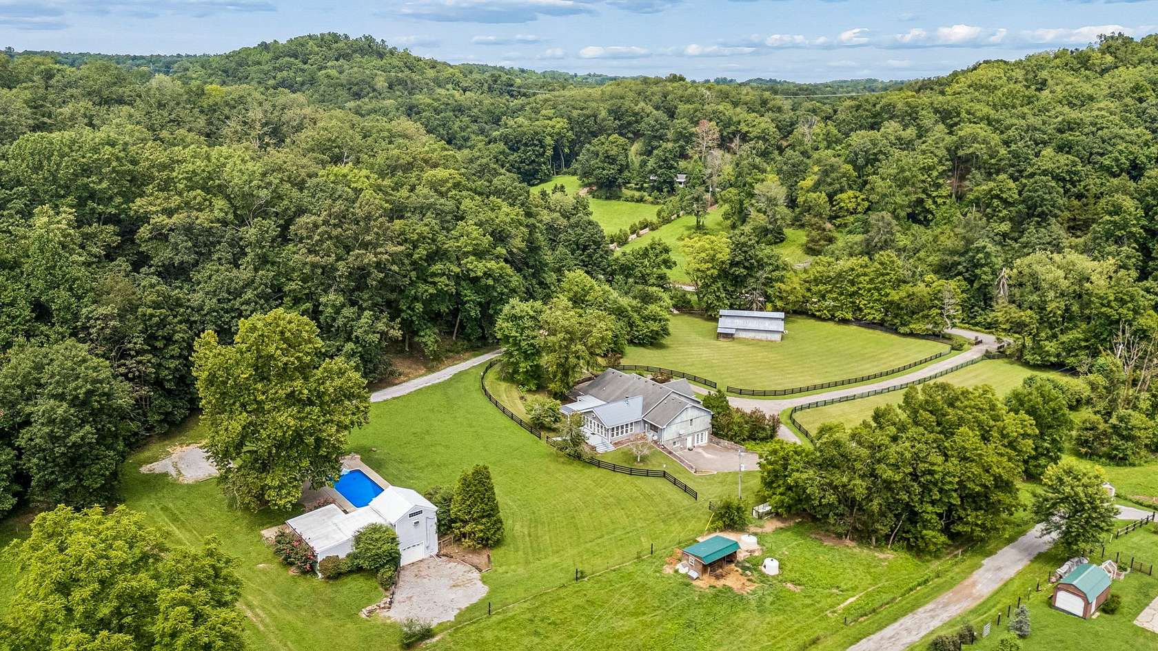 20.4 Acres of Agricultural Land with Home for Sale in Gallatin, Tennessee