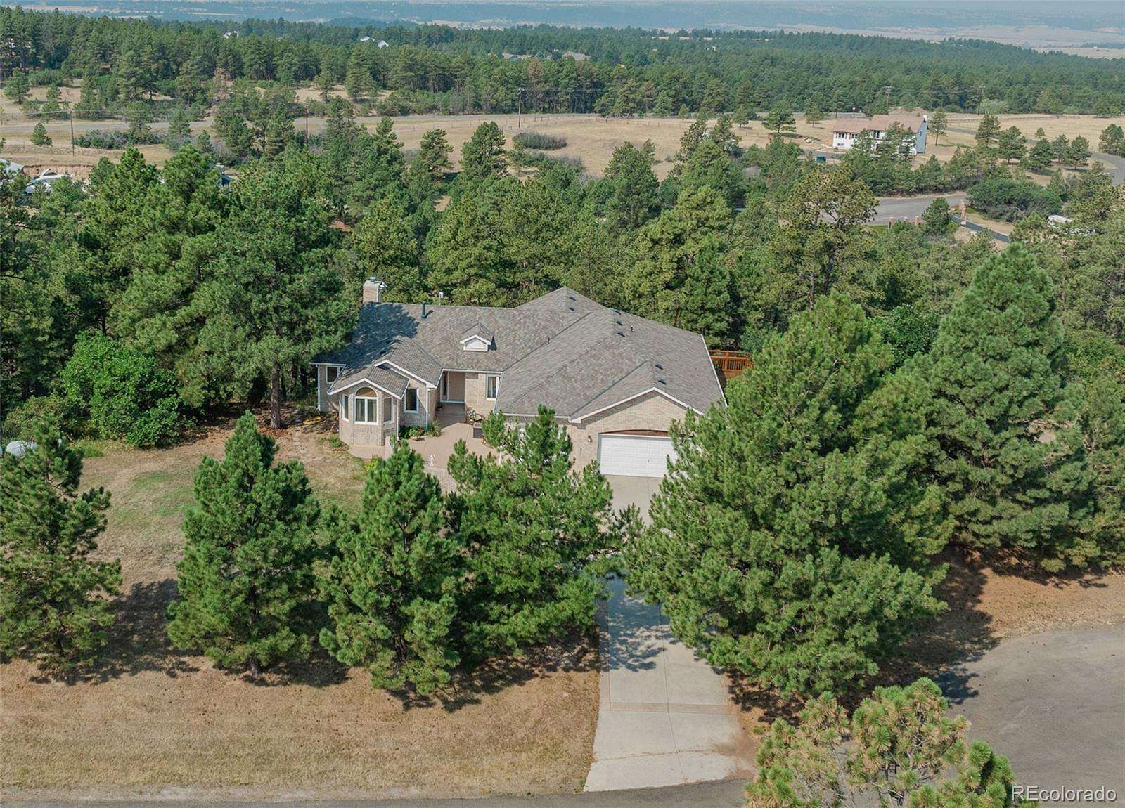 5 Acres of Land with Home for Sale in Franktown, Colorado
