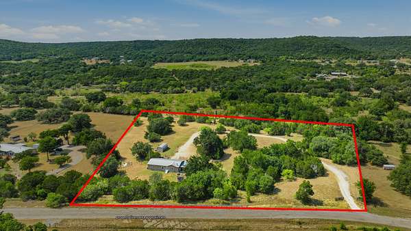 4.33 Acres of Land with Home for Sale in Mineral Wells, Texas