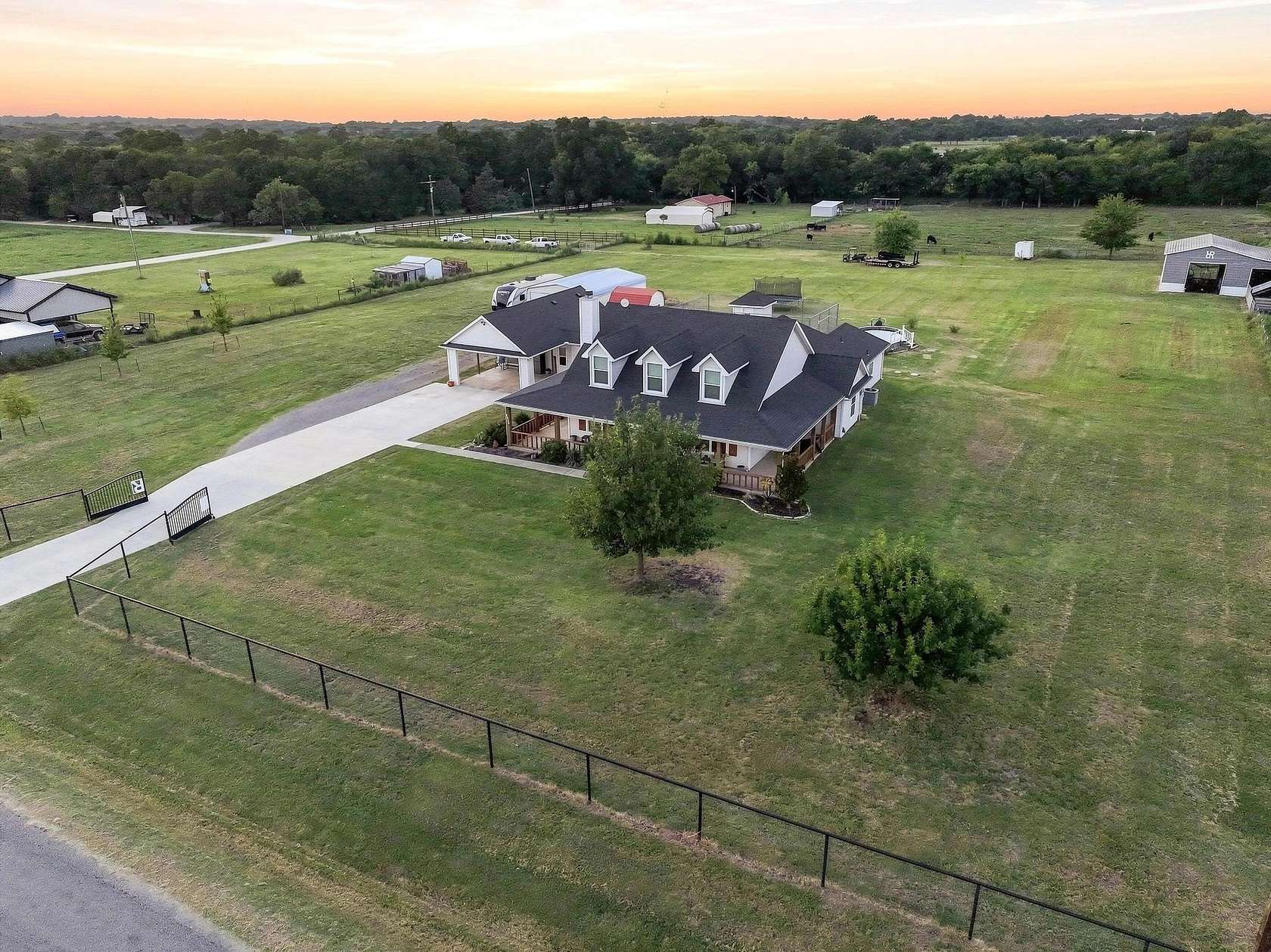 3.5 Acres of Land with Home for Sale in Farmersville, Texas