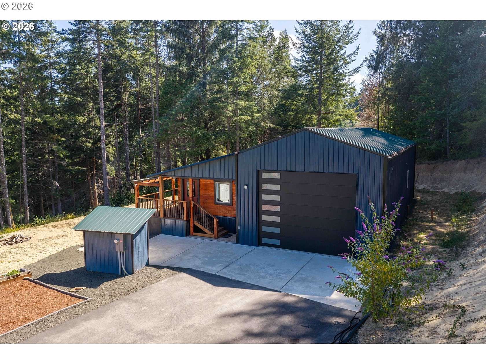 2.12 Acres of Land with Home for Sale in North Bend, Oregon