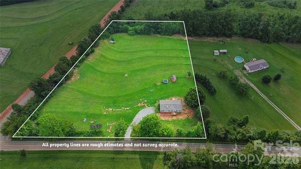 3.7 Acres of Land with Home for Sale in Ellenboro, North Carolina