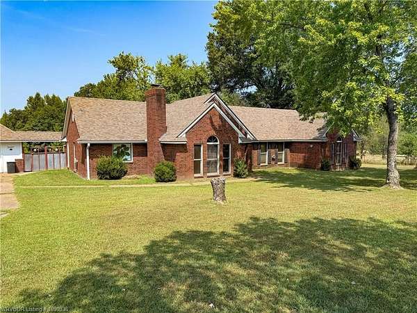 12.1 Acres of Land with Home for Sale in Cecil, Arkansas