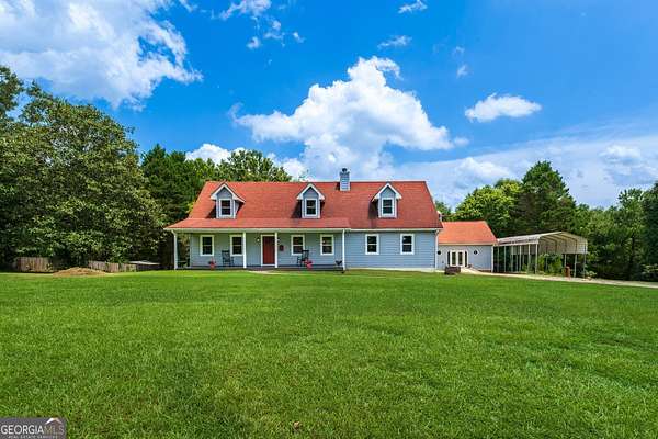 4.88 Acres of Land with Home for Sale in Hoschton, Georgia