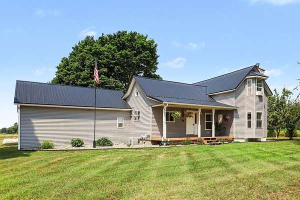 10 Acres of Land with Home for Sale in Sidney, Michigan