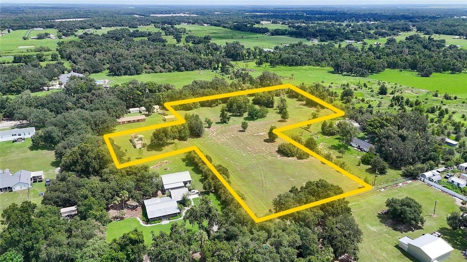 6 Acres of Land with Home for Sale in Lithia, Florida