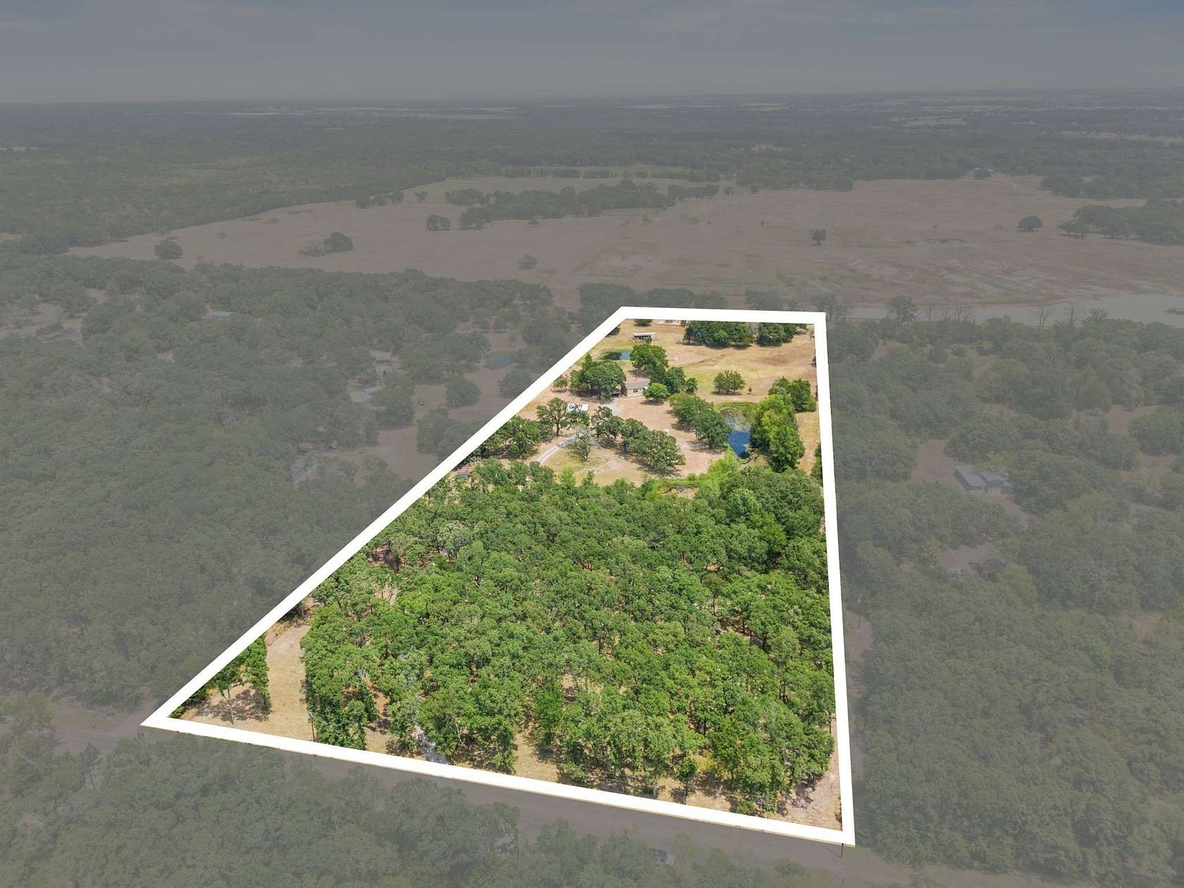 10 Acres of Land with Home for Sale in Kaufman, Texas