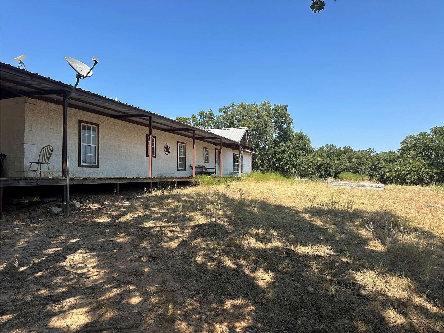 10.5 Acres of Recreational Land with Home for Sale in Alvord, Texas