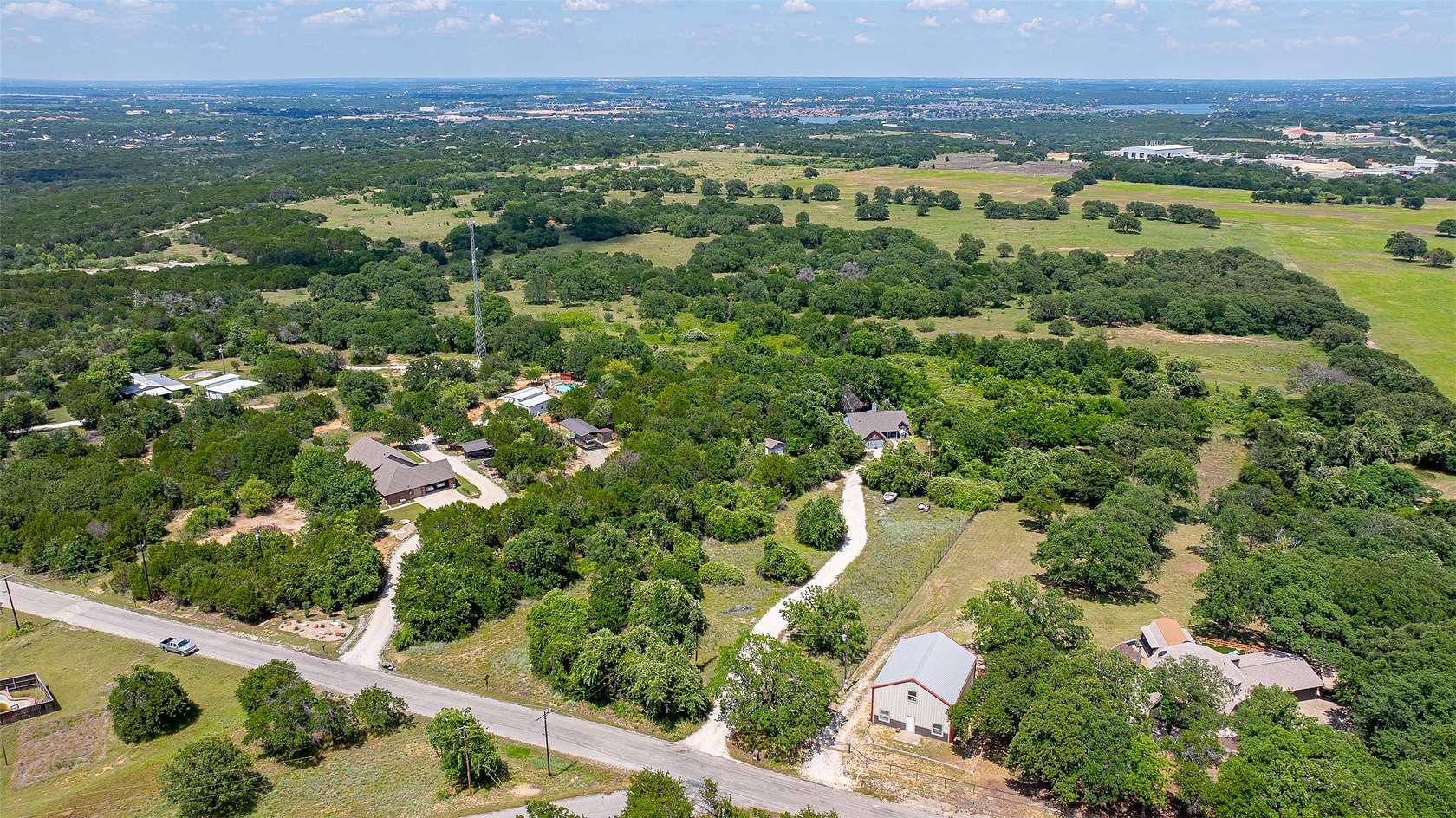 2.39 Acres of Land with Home for Sale in Granbury, Texas