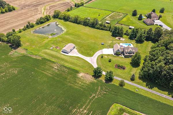 8.59 Acres of Land with Home for Sale in Greenwood, Indiana