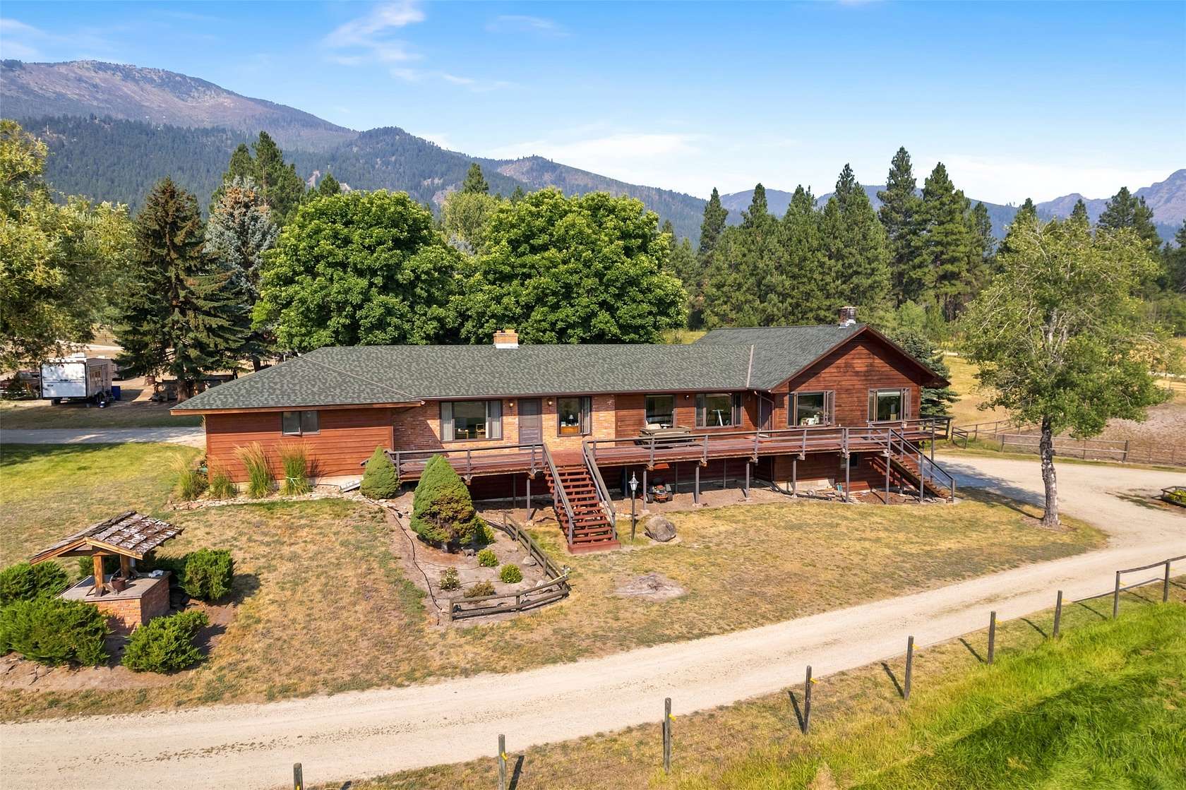 10.7 Acres of Land with Home for Sale in Hamilton, Montana