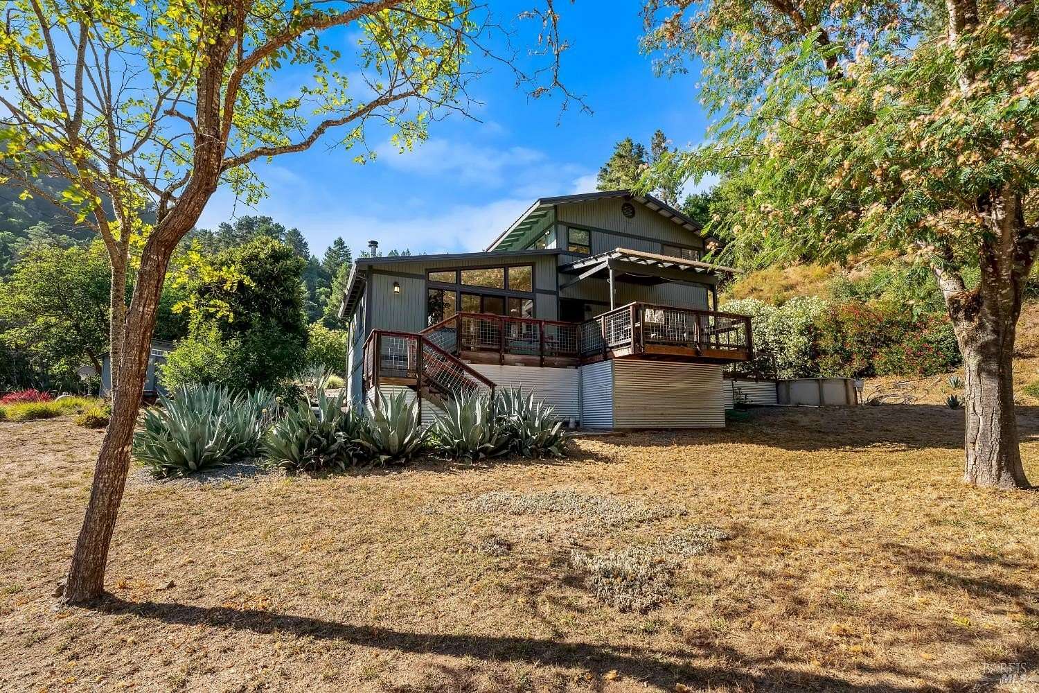 4.42 Acres of Land with Home for Sale in Guerneville, California