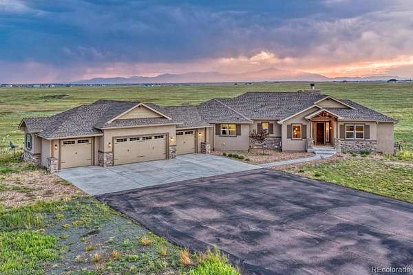 35.1 Acres of Agricultural Land with Home for Sale in Peyton, Colorado