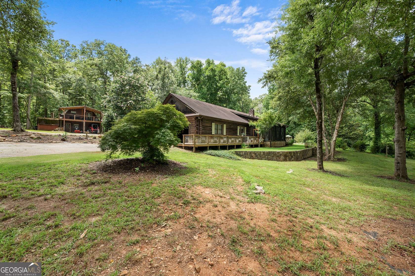 36.6 Acres of Recreational Land with Home for Sale in Jackson, Georgia