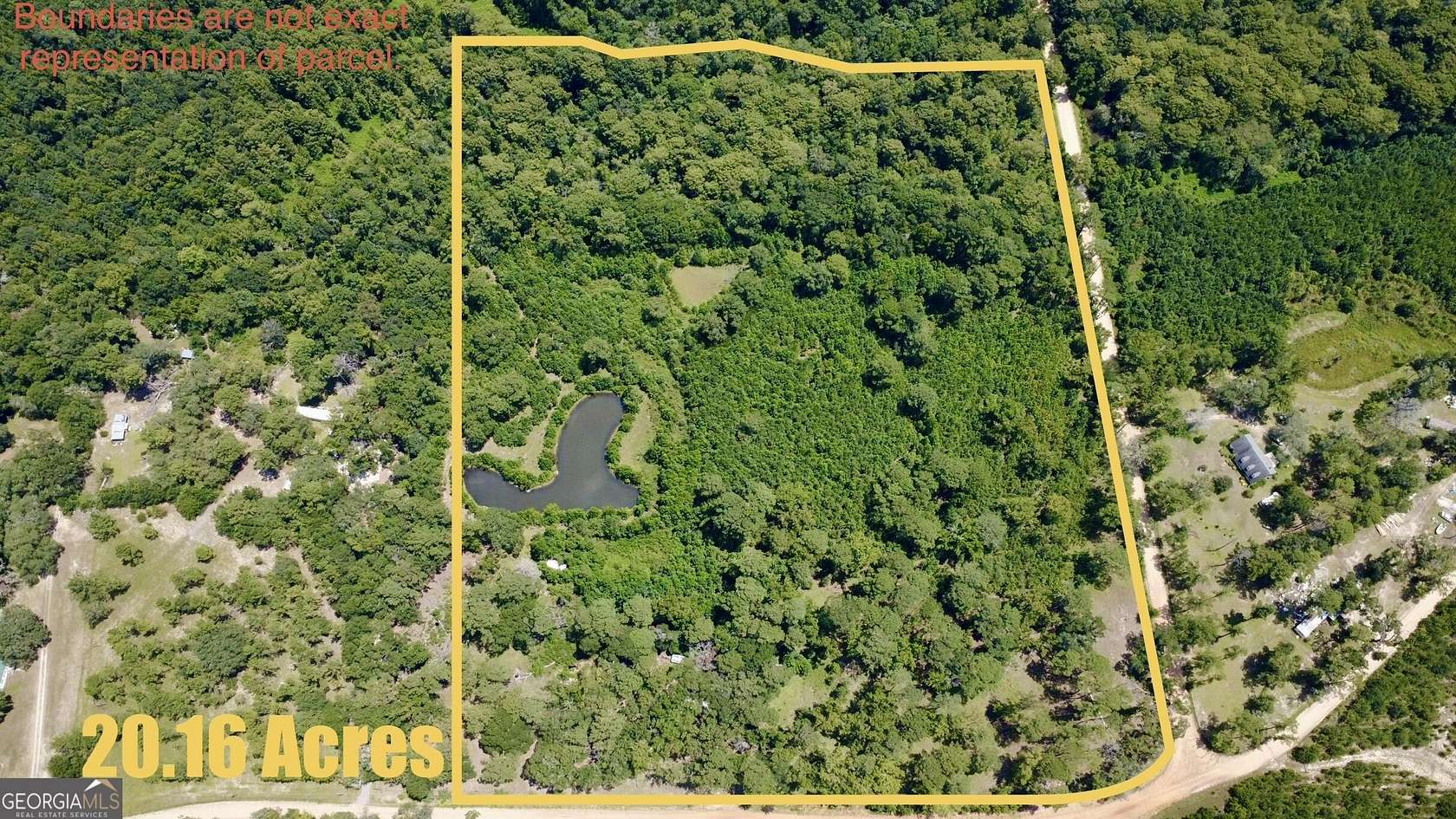 20.2 Acres of Recreational Land with Home for Sale in Statesboro, Georgia