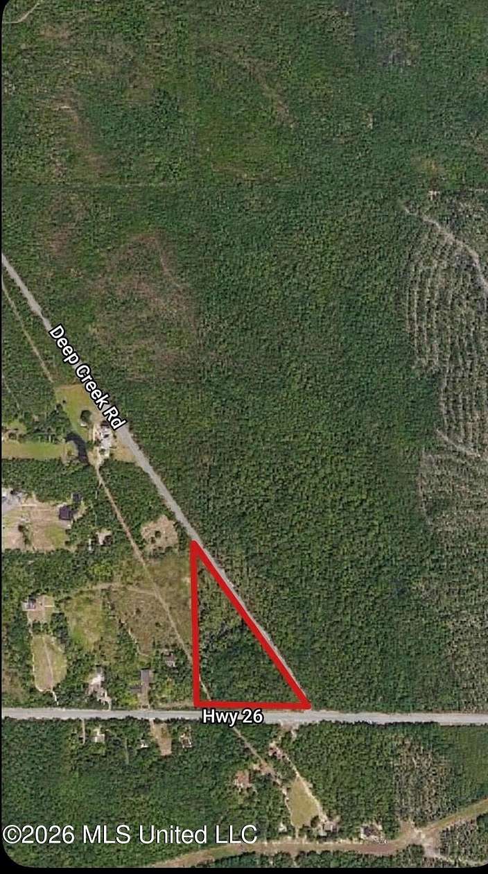 9.5 Acres of Land for Sale in Wiggins, Mississippi