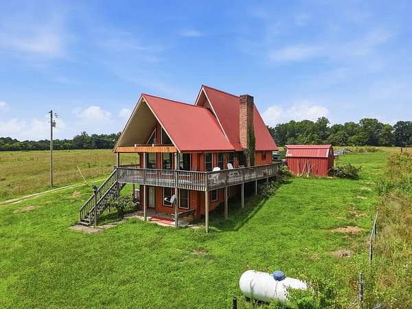 76.5 Acres of Agricultural Land with Home for Sale in Cookeville, Tennessee