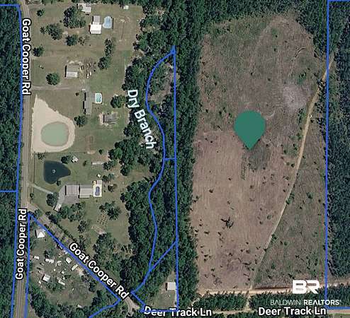 20.3 Acres of Recreational & Residential Land for Sale in Robertsdale, Alabama