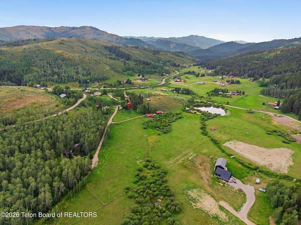 7.58 Acres of Land with Home for Sale in Wilson, Wyoming