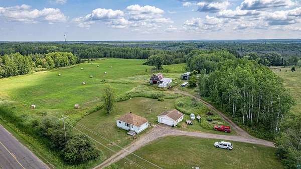 28.3 Acres of Agricultural Land with Home for Sale in Superior, Wisconsin