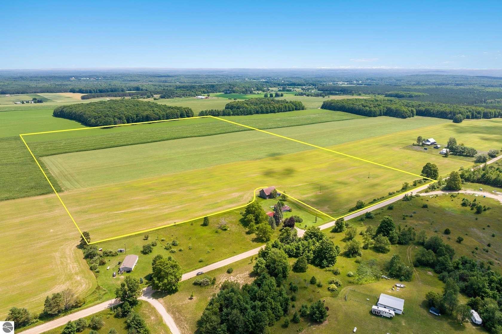57.5 Acres of Agricultural Land for Sale in Kingsley, Michigan