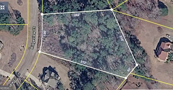 1.25 Acres of Residential Land for Sale in Hampton, Georgia