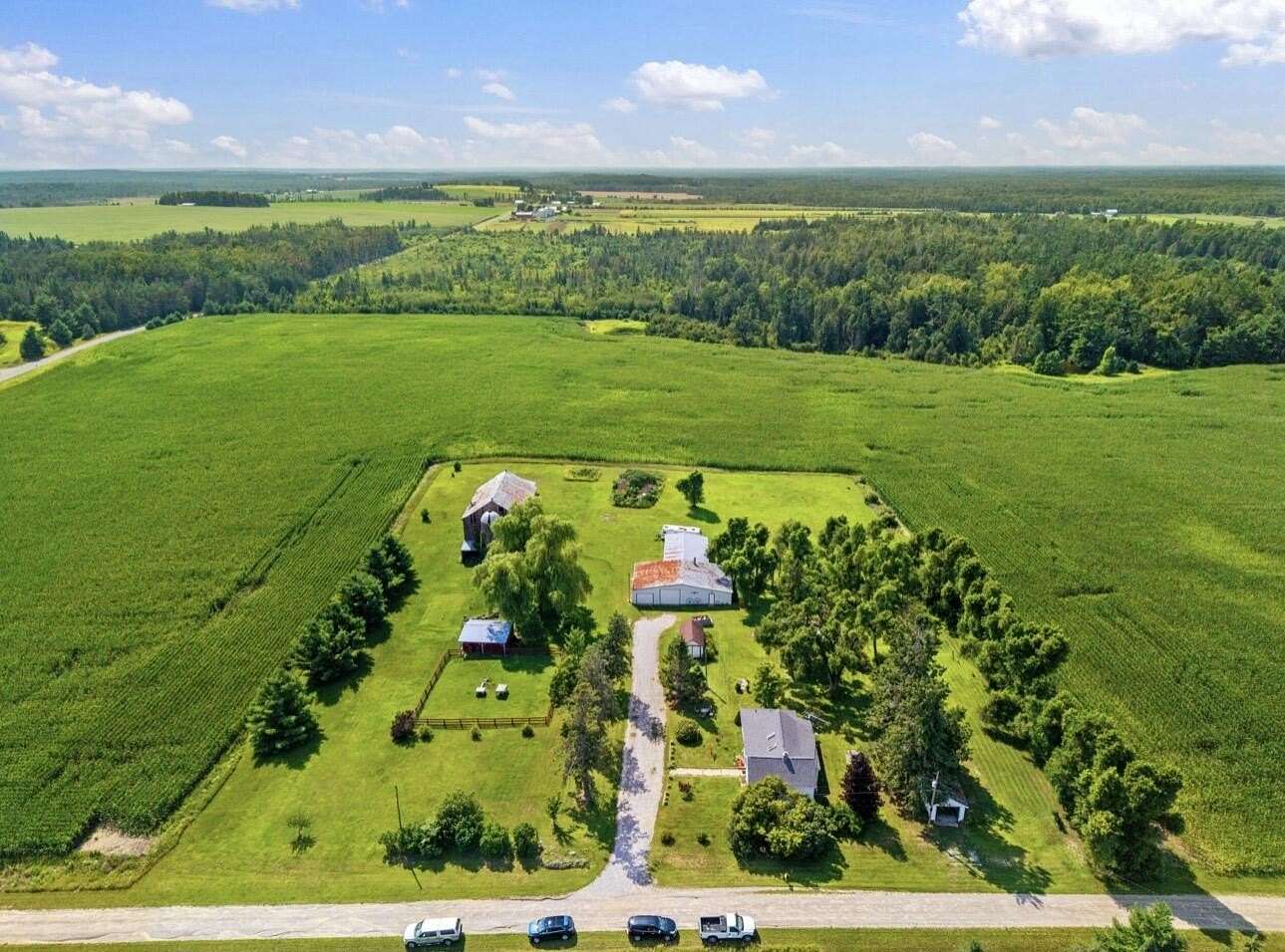 3.78 Acres of Land with Home for Sale in Lachine, Michigan