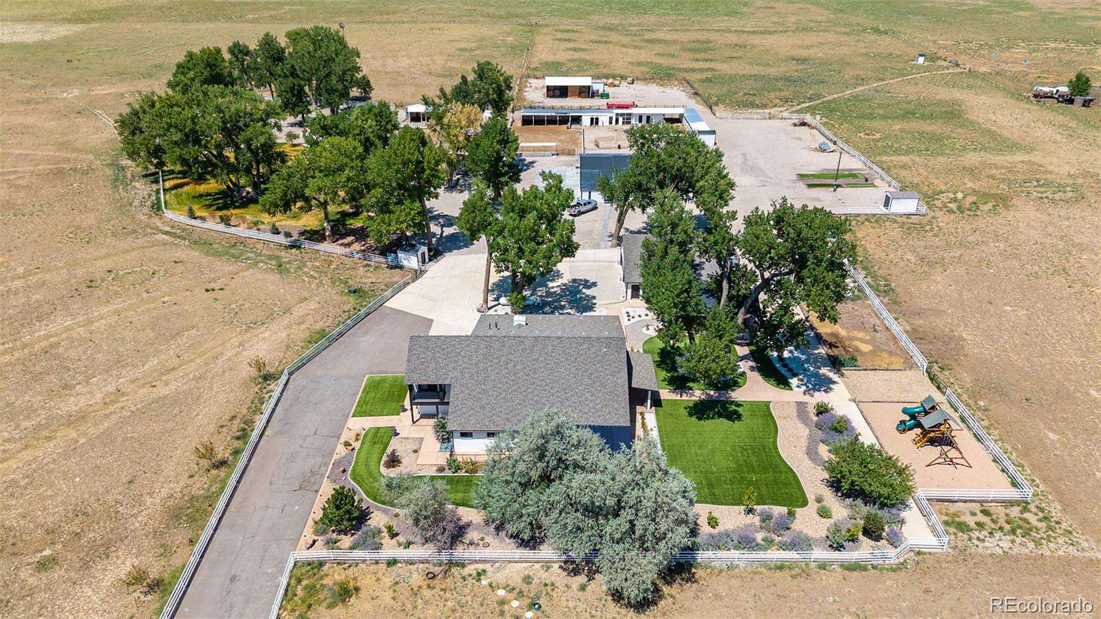51.3 Acres of Agricultural Land with Home for Sale in Fort Lupton, Colorado