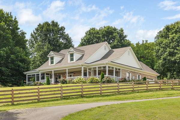 80.7 Acres of Agricultural Land with Home for Sale in Culleoka, Tennessee