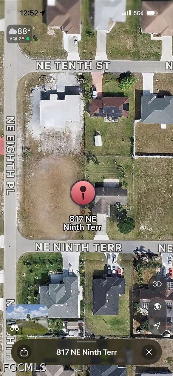 0.27 Acres of Residential Land for Sale in Cape Coral, Florida