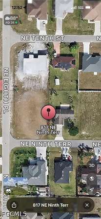 0.27 Acres of Residential Land for Sale in Cape Coral, Florida