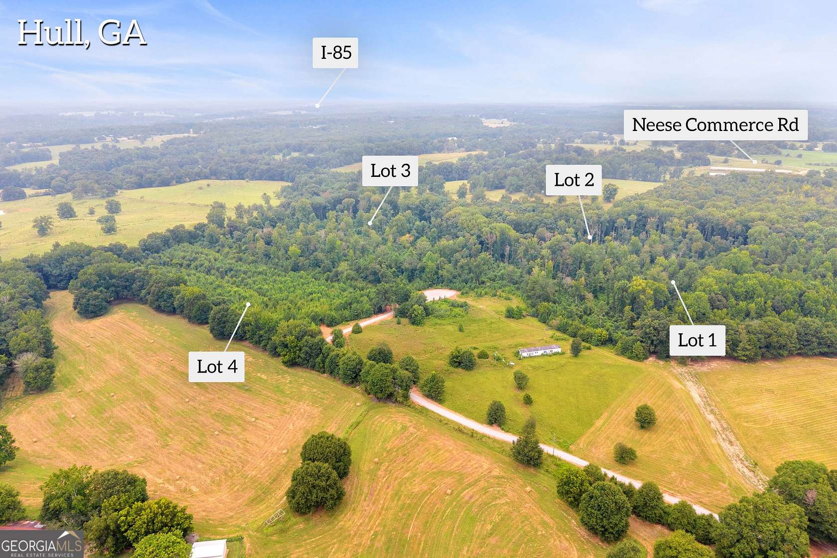 12.1 Acres of Land for Sale in Hull, Georgia